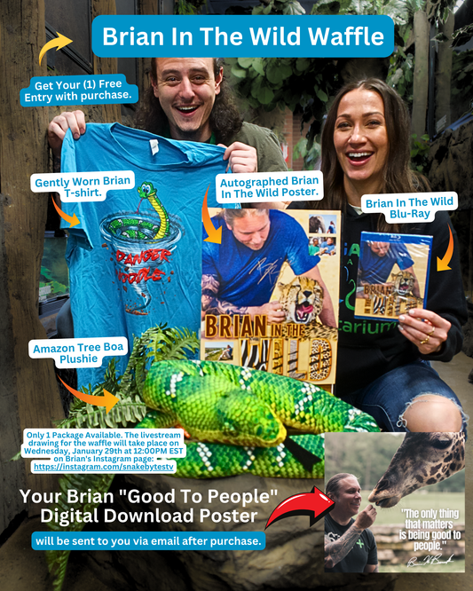 1 Entry Brian In The Wild Package Waffle And You Will Receive Brian "Good To People" Digital Download Poster