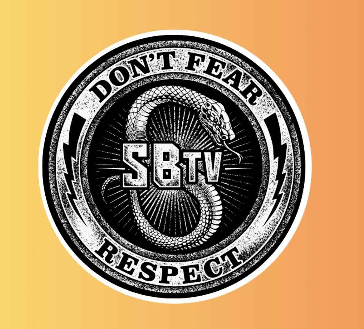 Don't Fear Respect Sticker Only