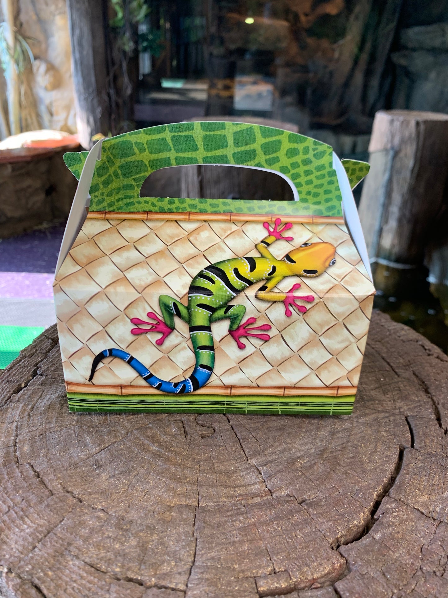 Reptile-Themed Goodie Boxes - Add To Your Private Event.